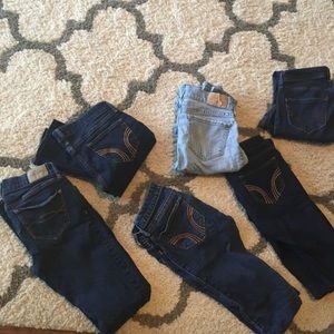 Hollister jeggings super skinny and shorts lot